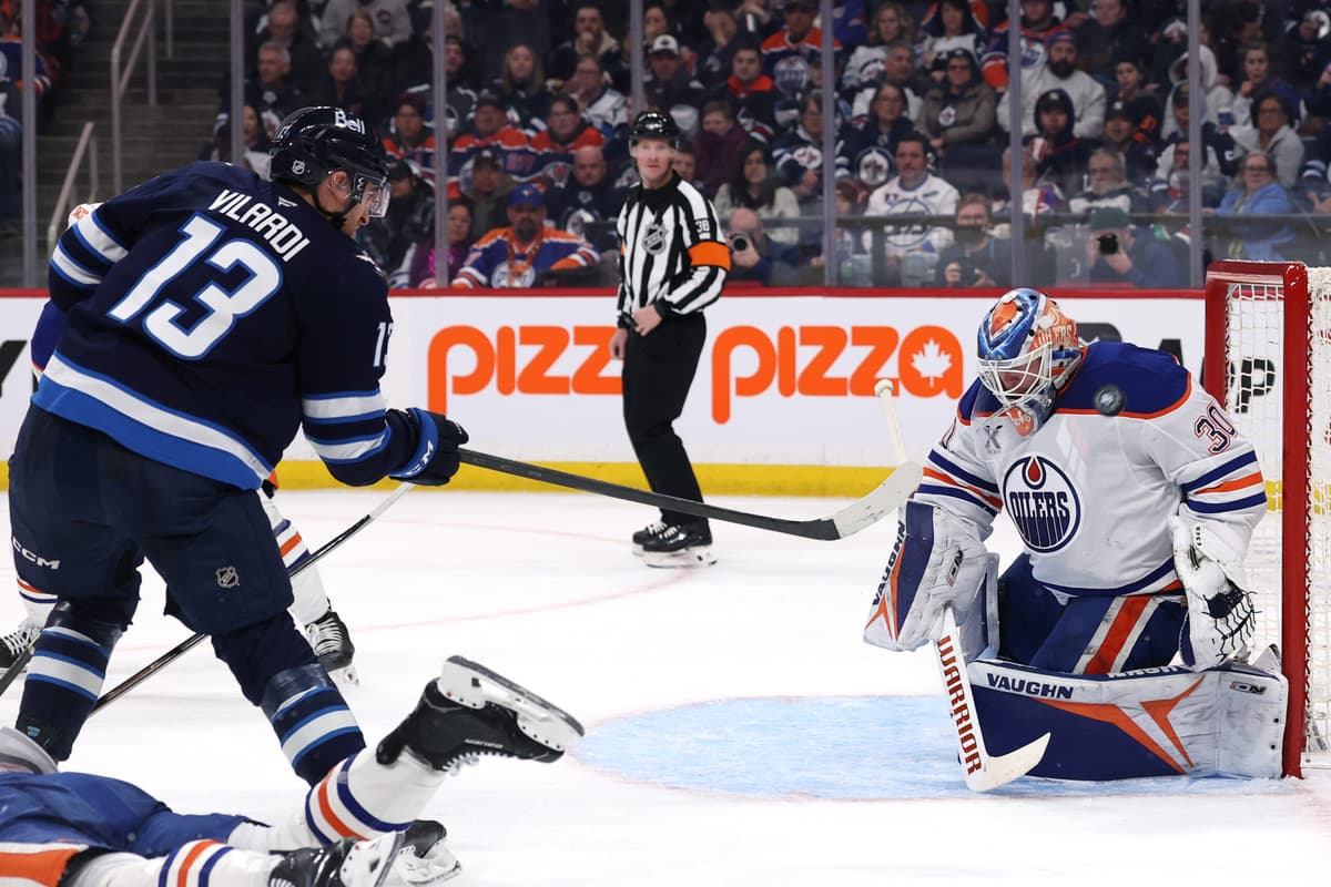 Oilers, Pickard leave Jets snakebitten 3-1 in final home game of 2025